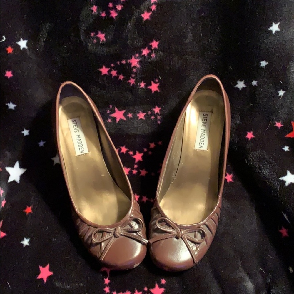 💵CLEARANCE 💵 Steve madden, brown heel shoes